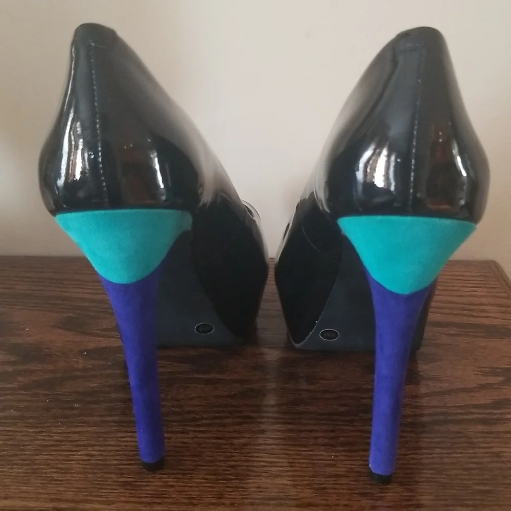 Gianni Bini Jamie009 Colorblock Platform Stiletto - Picture 3 of 9